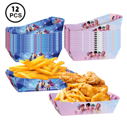 Demon Hunters & Saga Boy Band Birthday Party Supplies – Themed Tableware and Decorations