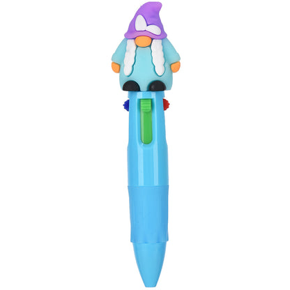 Mini 4-Color Click Pen – Creative Easter Bunny, Egg & Chick Design Journal Pen