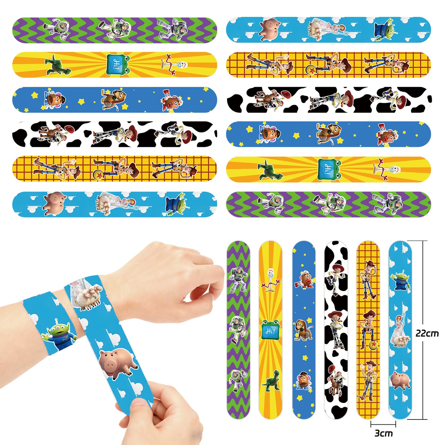 Cartoon Woody Buzz Series Birthday Party Supplies Themed Tableware and Decorations