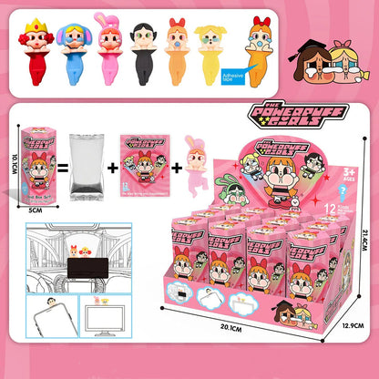 Cartoon Screen Buddy Blind Box Display Figure Set (12pcs/Box)