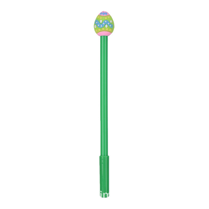 Cartoon Silicone Easter Bunny Pen Creative Topper Gel Pen Black Ink Journal Pen