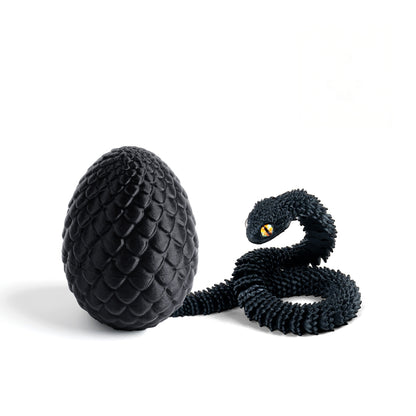 3D Printed Dragon Egg Fidget Toy with Articulated Dragon – Colorful Sensory Stress Relief Toy & Collectible Gift