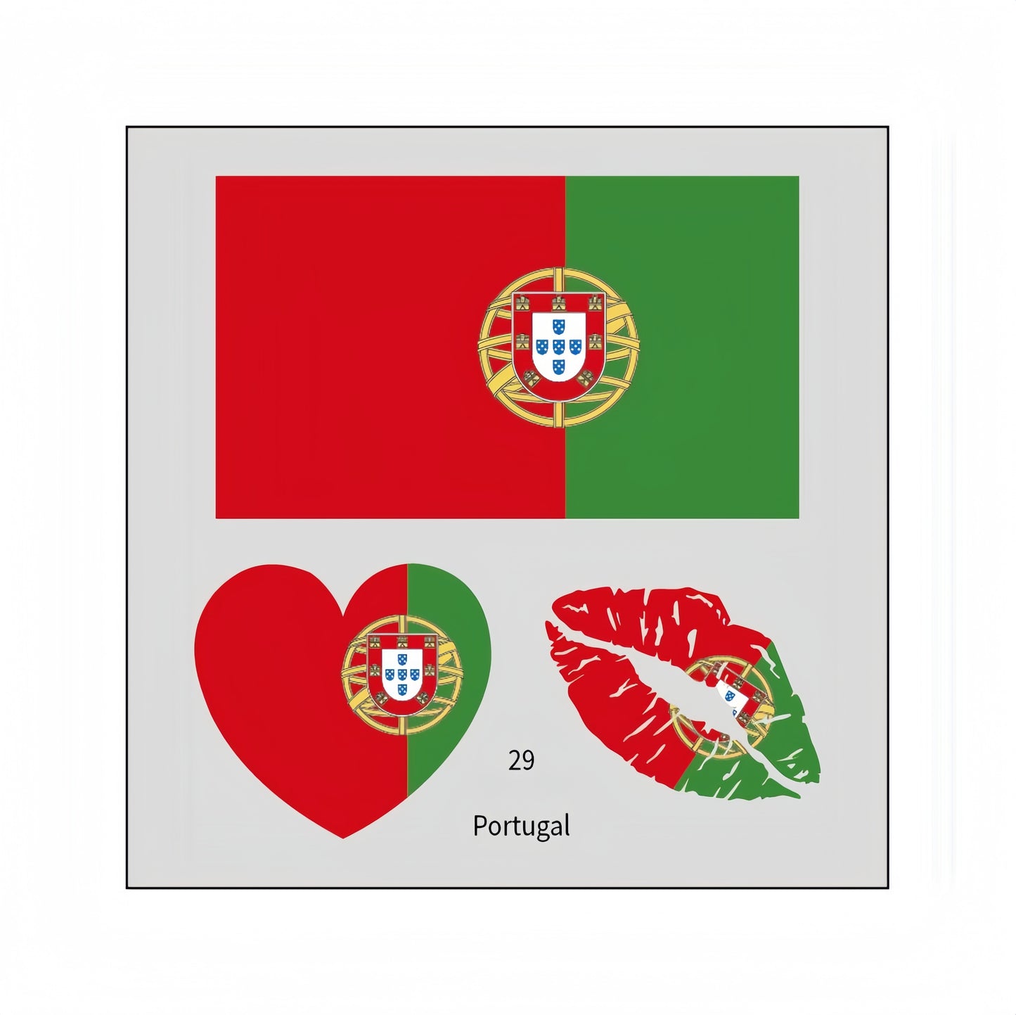 2026 World Cup Flag Temporary Tattoos Soccer Fan Face Stickers Water Transfer