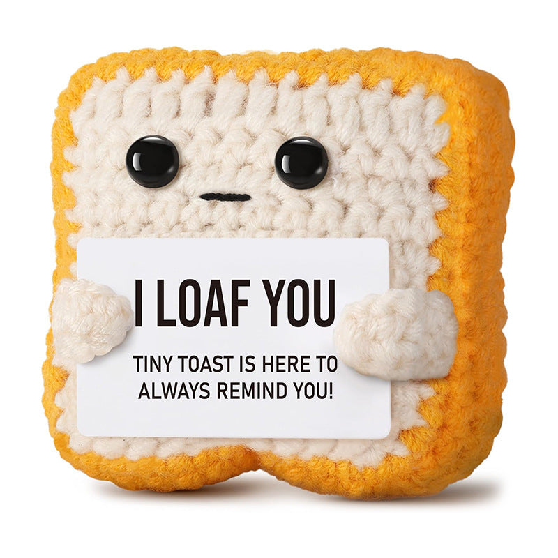 Crochet Food & Drink Pals with Message Cards – Cute Desk Decor & Gifts