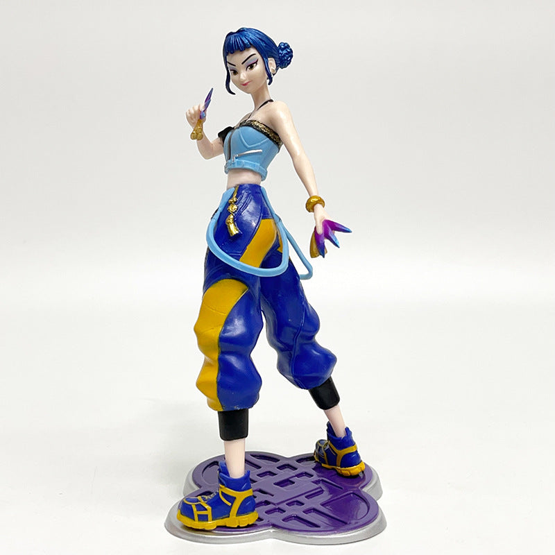 Demon Hunter Rumi Zoey Action Figure K-POP Inspired Desk Display Collectible (Blister Pack)