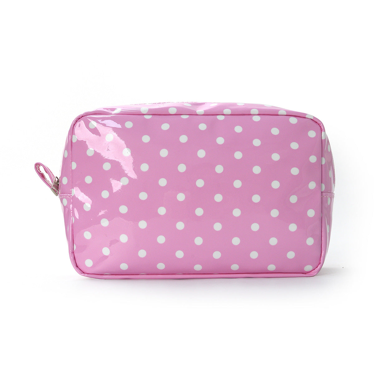 Waterproof Clear Polka Dot Striped Makeup Pouch Travel Toiletry Bag