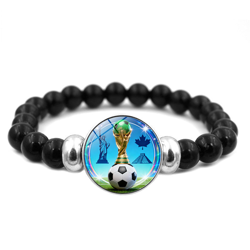 2026 FIFA World Cup Beaded Bracelet Jewelry Trendy Fan Accessory