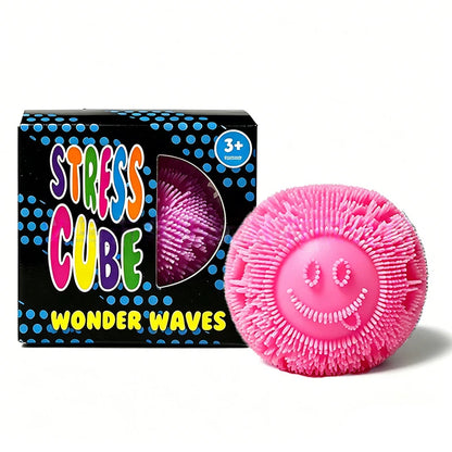 Stress Cube Fuzz Ball Wonder Wave Squishy Toy