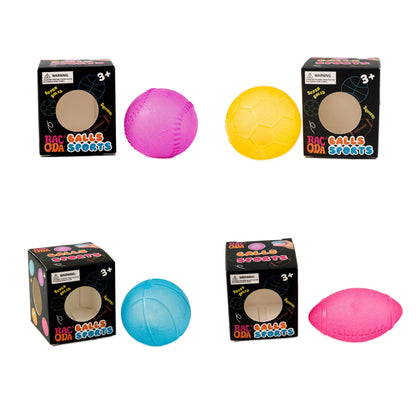 Semi-Transparent Squishy Stress Ball – Slow Rising Squeeze Toy for Anxiety Relief
