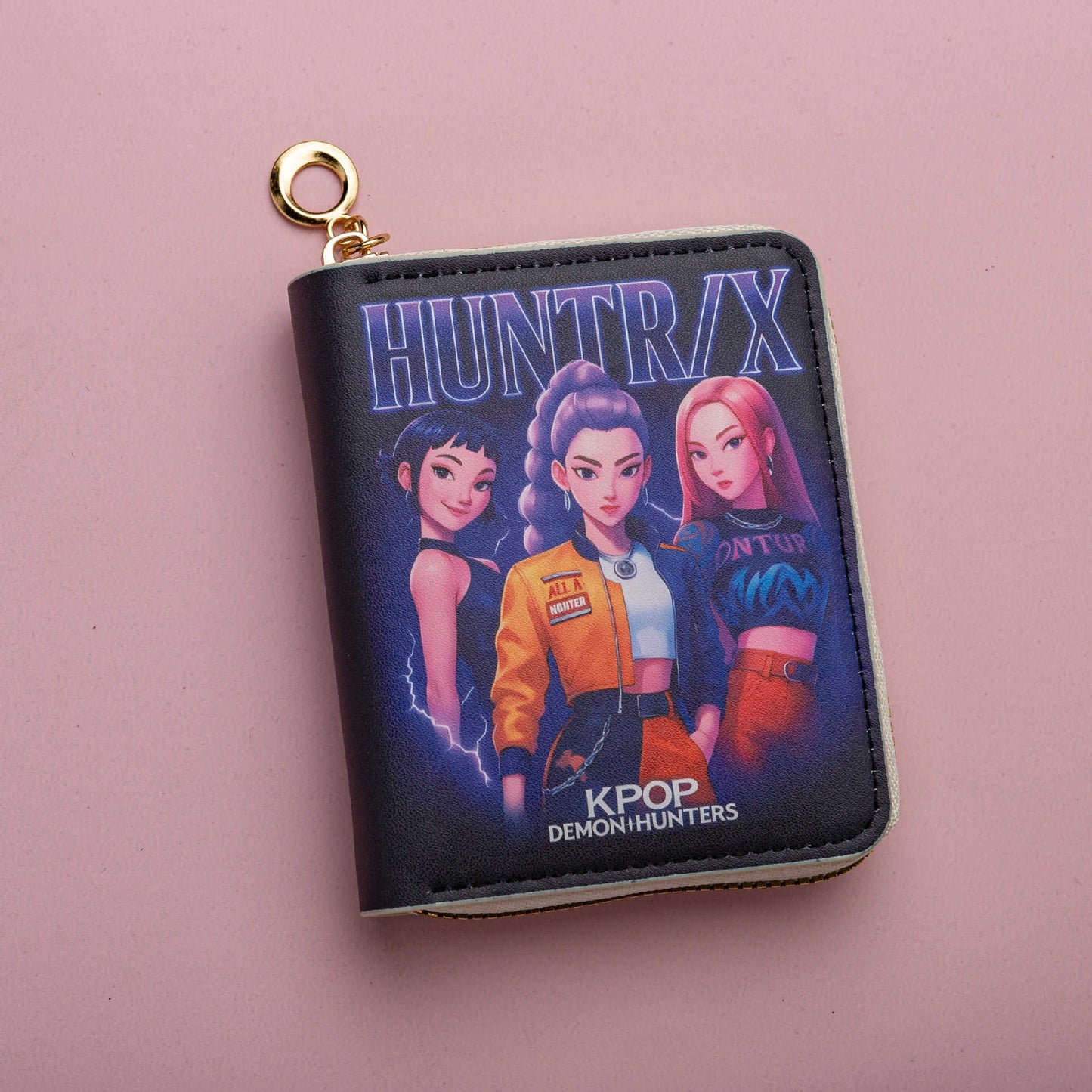 K-pop Demon Hunter Cartoon Print Mini Wallet Coin Purse Card Holder