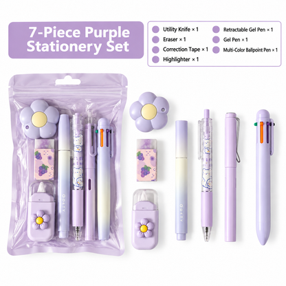 Cute Stationery Gift Sets – 4, 5 & 7-Piece School & Office Supplies