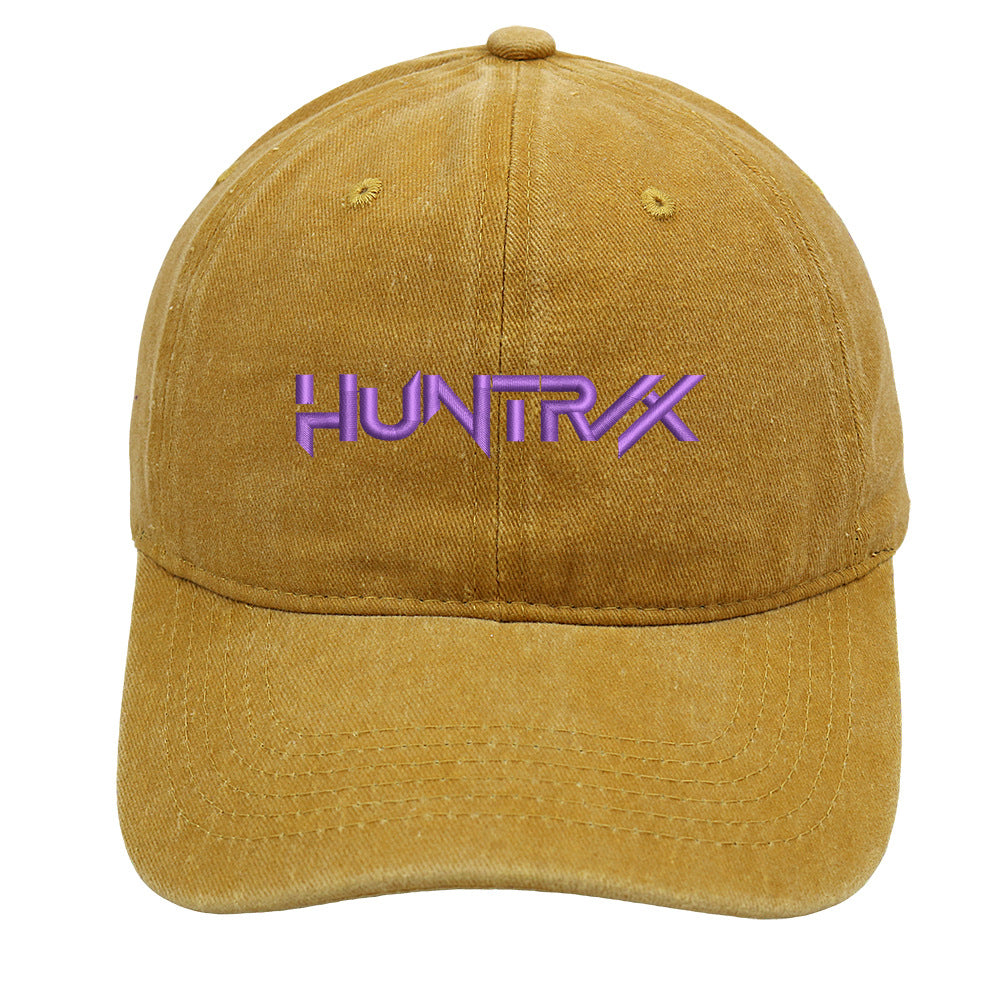 K-Pop Demon Hunter HUNTR/X Embroidered Washed Baseball Cap – Unisex Casual Hat