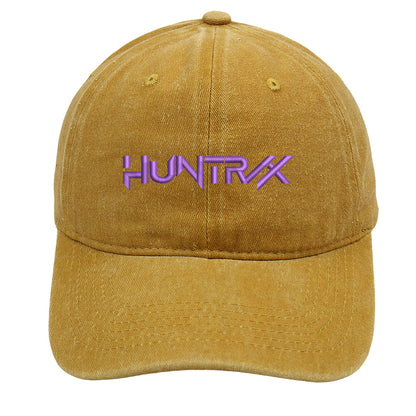 K-Pop Demon Hunter HUNTR/X Embroidered Washed Baseball Cap – Unisex Casual Hat