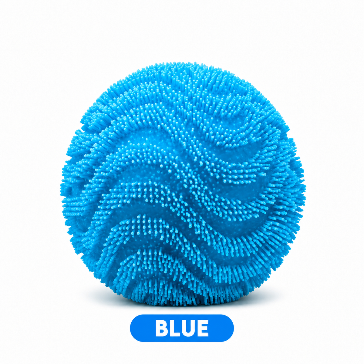 Stress Cube Fuzz Ball Wonder Wave Squishy Toy Solid Color