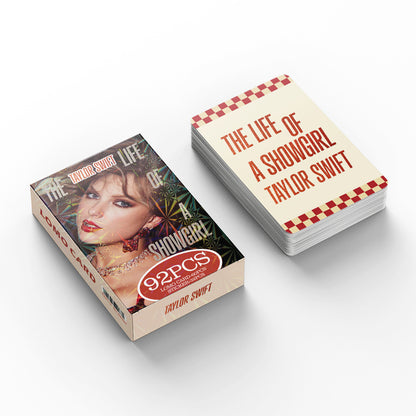 Taylor Swift “The Life of a Showgirl” Photocard Set 92pcs Double-Sided LOMO Cards Album Merch
