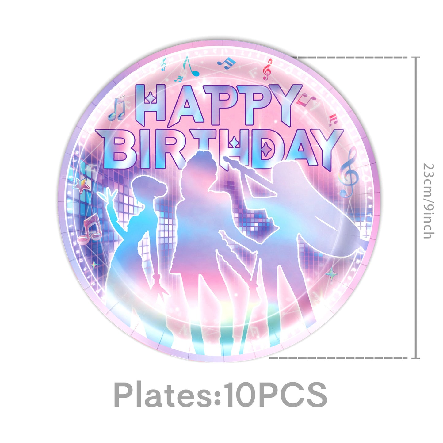 K-pop Demon Hunters Birthday Party Supplies Themed Tableware and Decorations
