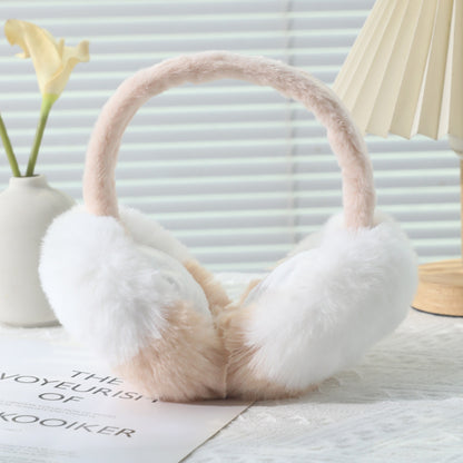 Winter Fuzzy Ear Muffs Warm Plush Earmuffs for Cold Weather Cozy Frost-Proof Ear Warmers