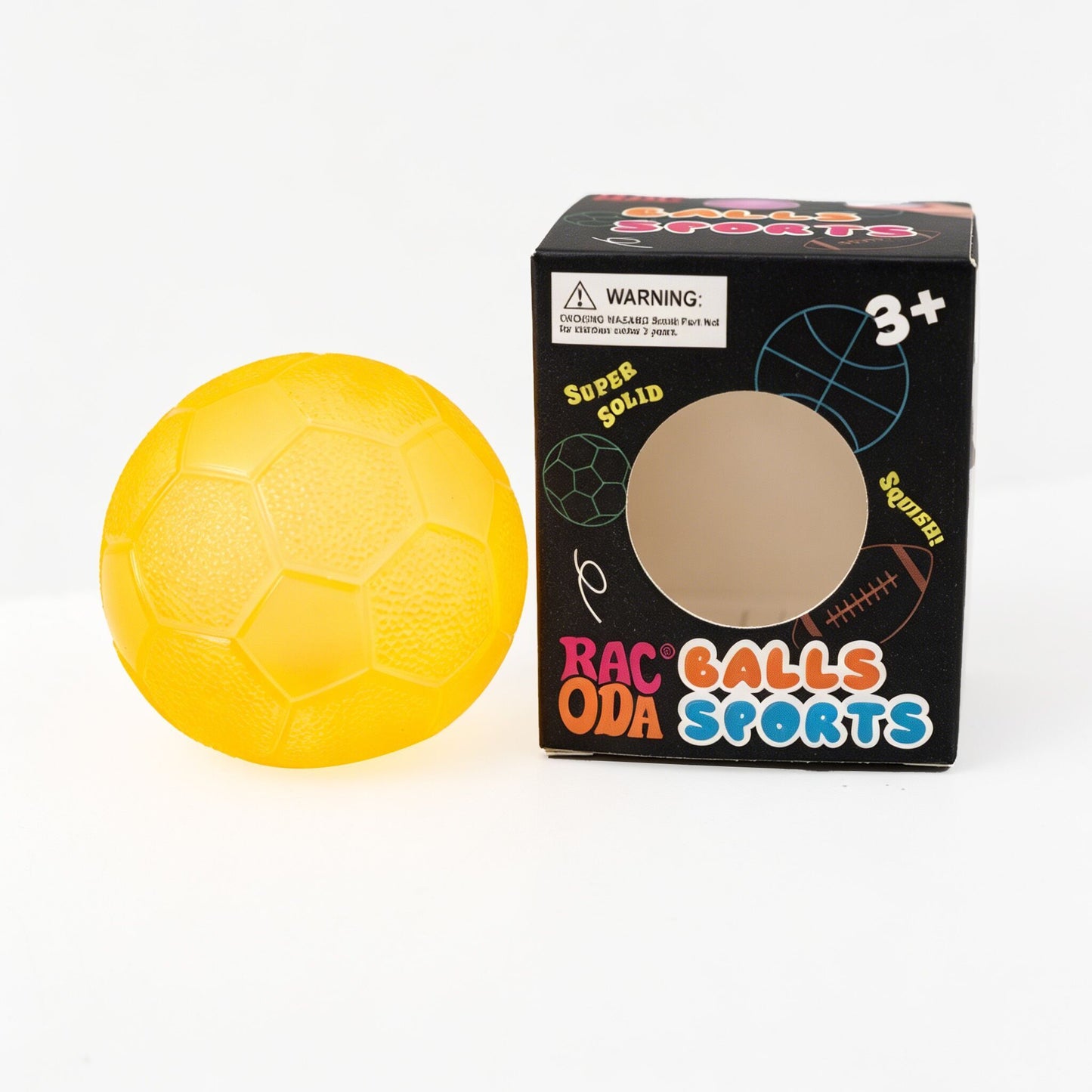 Semi-Transparent Squishy Stress Ball – Slow Rising Squeeze Toy for Anxiety Relief