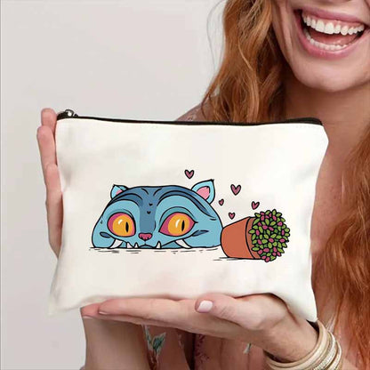 K-pop Demon Hunters Makeup Bag Zipper Pouch Travel Toiletry Bag