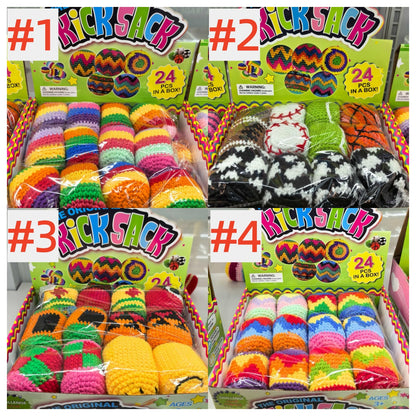 Handmade Crochet Stress Balls Set – Knitted Fidget Balls (24pcs Display Box, Assorted Colors)