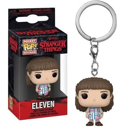 Stranger Things 5 Demogorgon Dustin & Steve Keychain – TV Series Character Key Ring