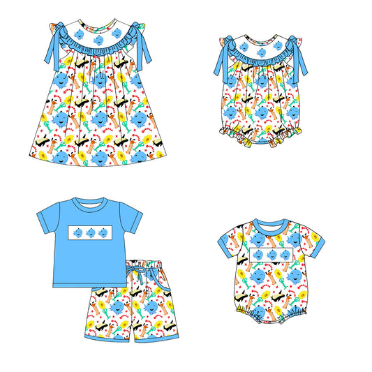 Smocked Embroidery Summer Kids Collection – Oswald Clothes