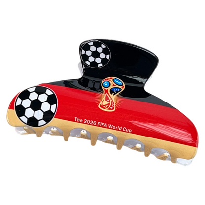 2026 World Cup Women’s Hair Claw Clip Soccer Theme Shark Clip Hair Accessory
