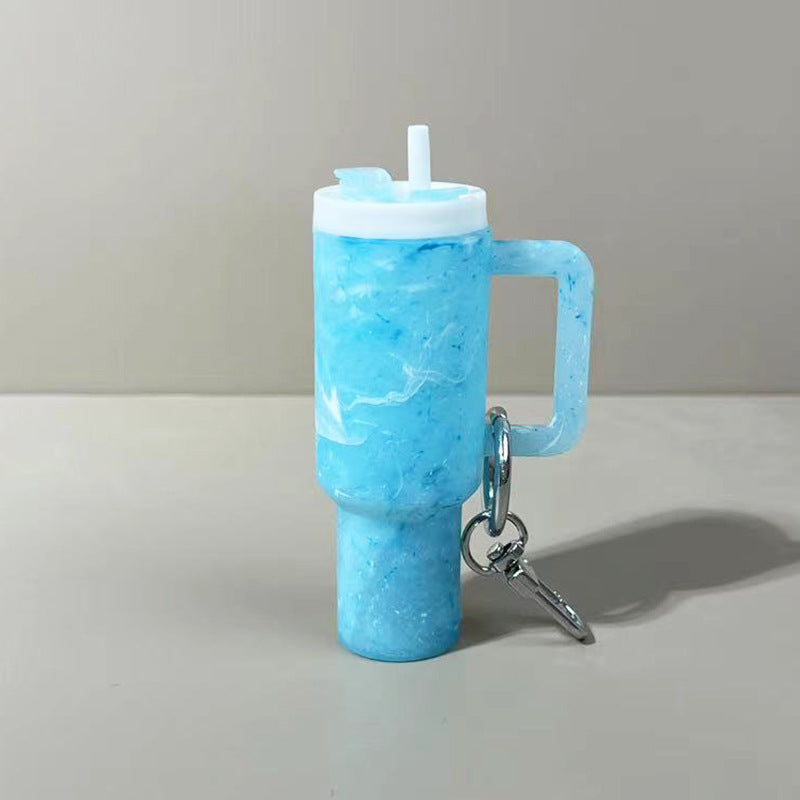 Mini Tumbler Lipstick Holder Keychain – Twist-Open Bag Charm