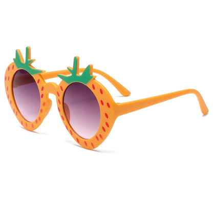2026 Spring & Summer New Strawberry Kids Sunglasses UV Protection Cartoon Sweet Party Shades
