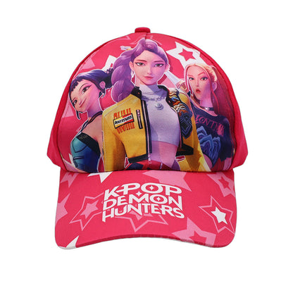 K-POP Demon Hunters Digital Print Kids Baseball Cap Cartoon Anime Duckbill Hat for Boys & Girls