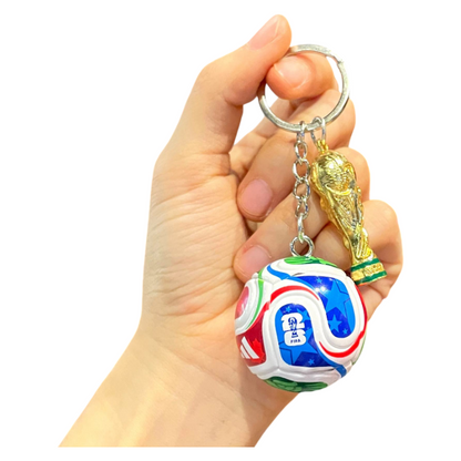 2026 World Cup Keychain Mexico USA Canada Soccer Fan Souvenir Pendant