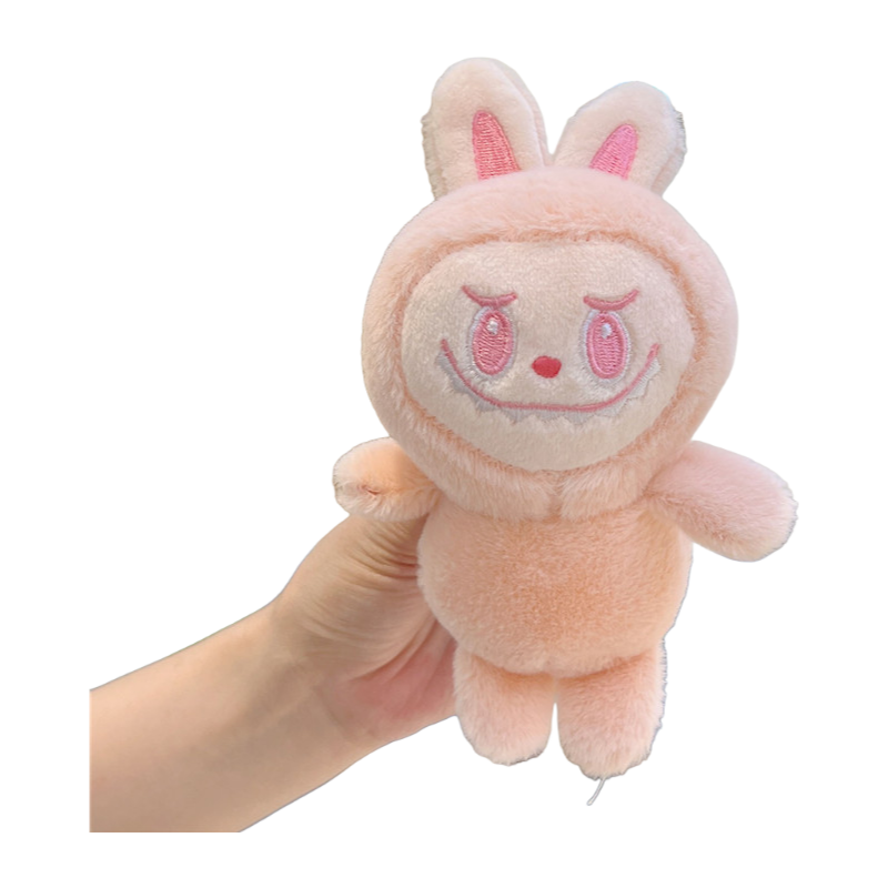 Labubu Plush Keychain – Cute Stuffed Doll Bag Charm & Universal Key Ring Accessory