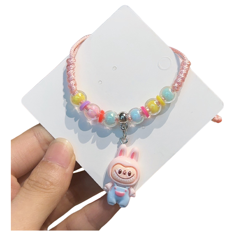 Cute Cartoon Woven Wrist Strap Bracelet Wholesale Trendy Monster Merchandise