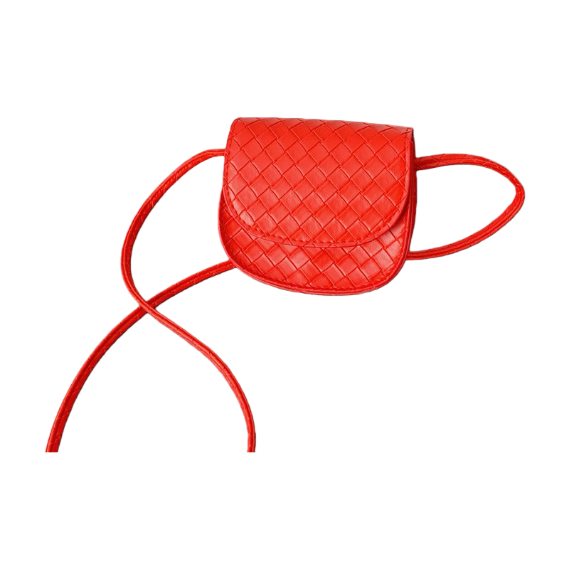 U Mini Woven Crossbody Bag | Cute Trendy Small Shoulder Bag for Kids