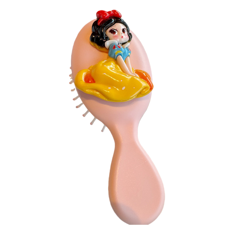Children’s Princess-Themed Cushion Hair Brush – Cute 3D Princess Decor