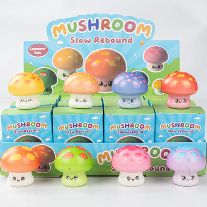 Funny Squishy Toy Blind Box Display 12-Piece Set Fidget Toys & Collectible Figures