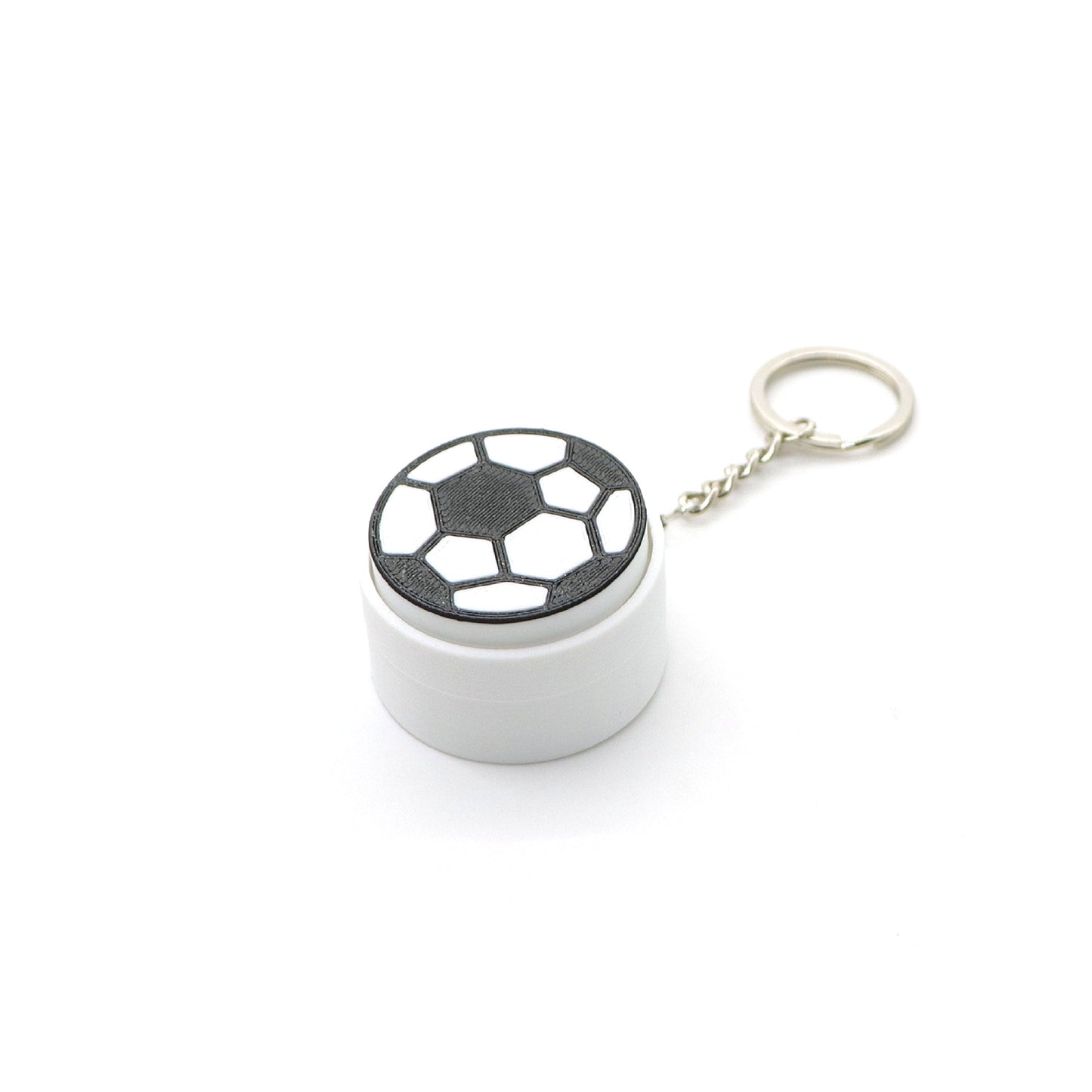 3D Printed Clicker Ball Keychain Stress Relief Fidget Pendant