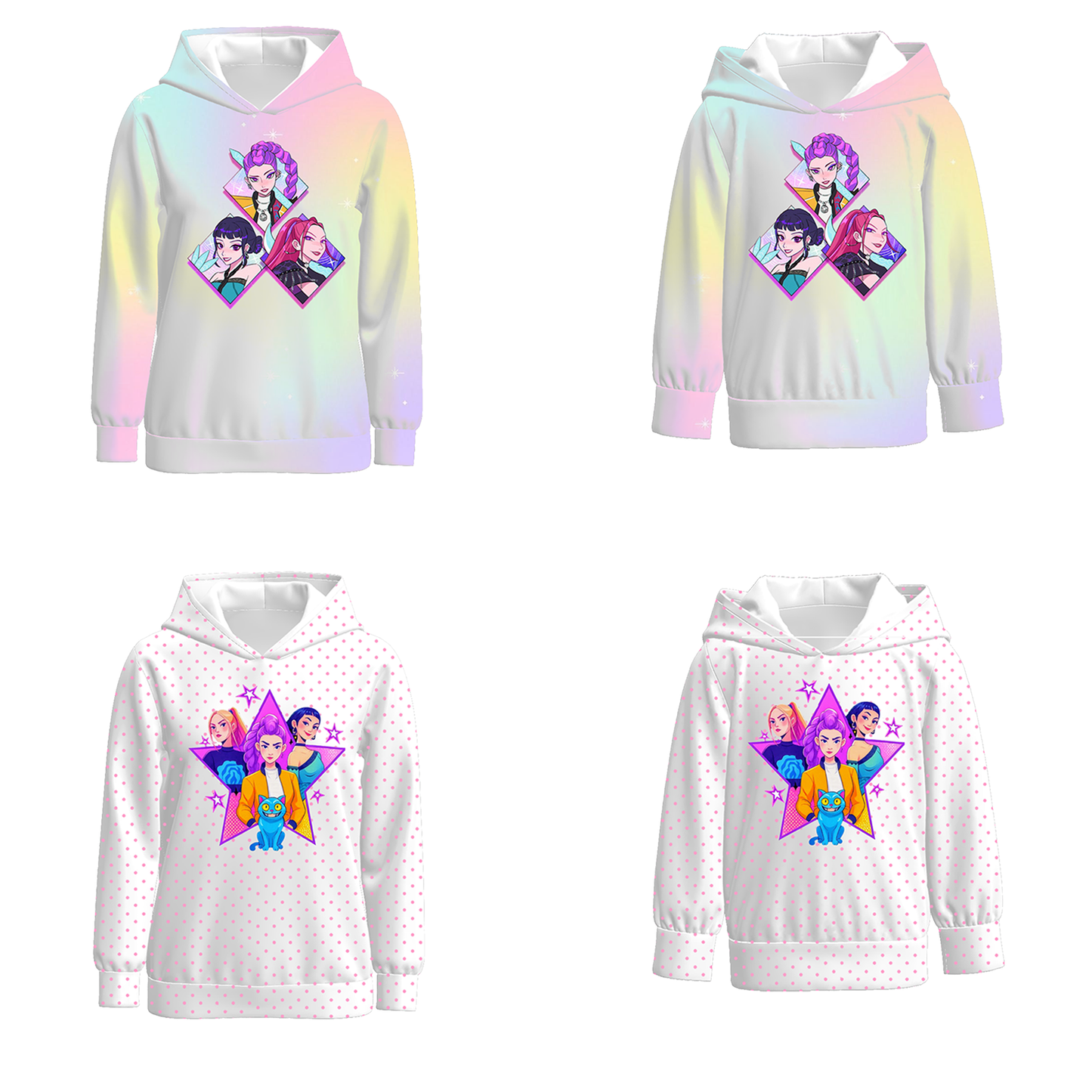 2025 Fall Mommy And Me Kpop Demon Hunter Hoodies