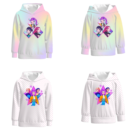 2025 Fall Mommy And Me Kpop Demon Hunter Hoodies