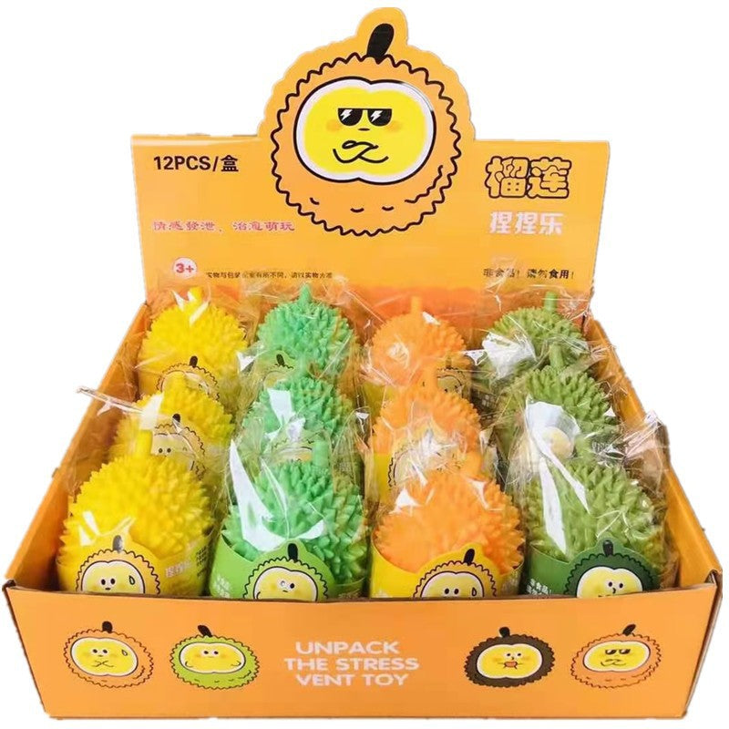 12pcs/Box Realistic Fruit Squishy Toys – Super Soft Squeezable Stress Relief Set