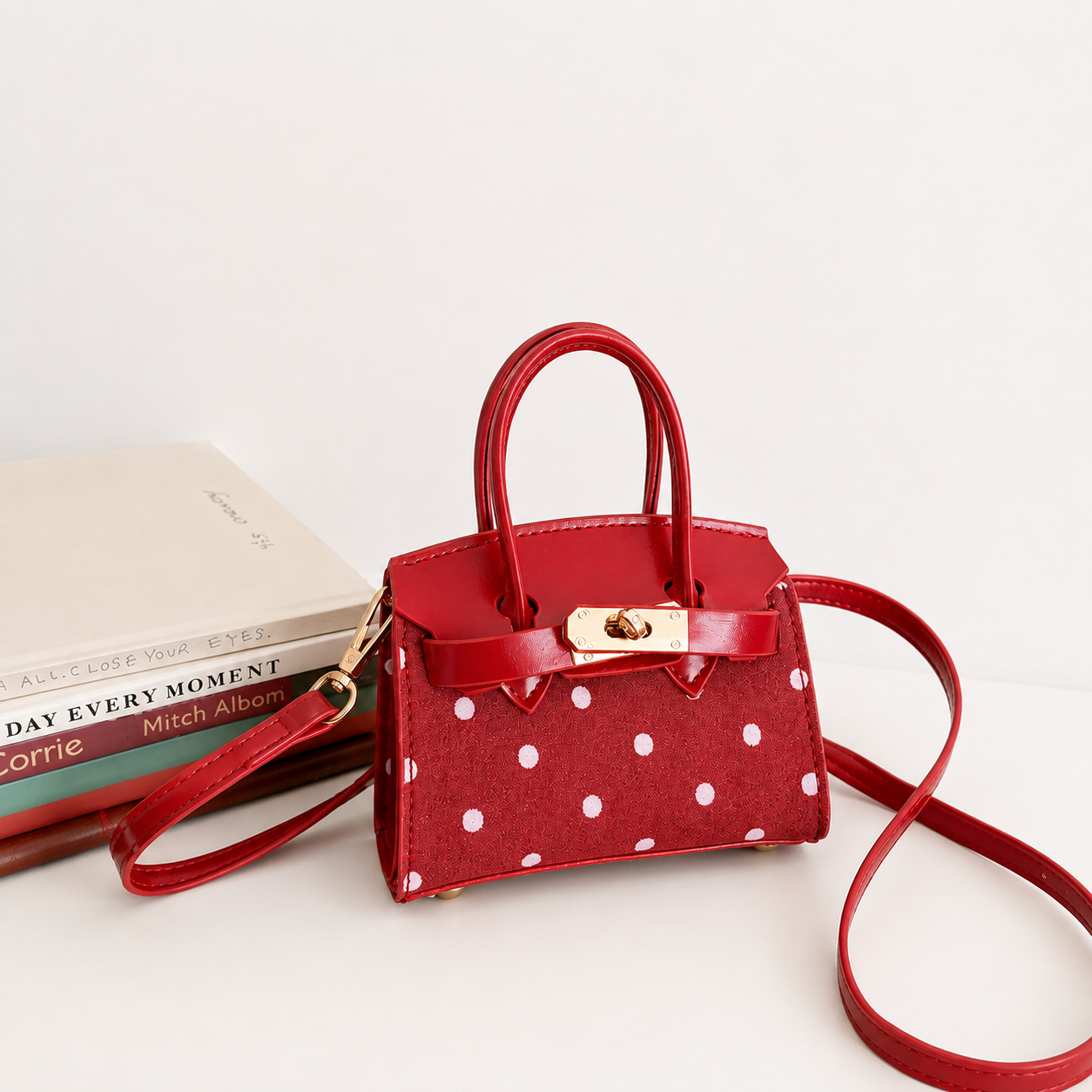 Mini Polka Dot Crossbody Bag – Kids & Mommy Purse