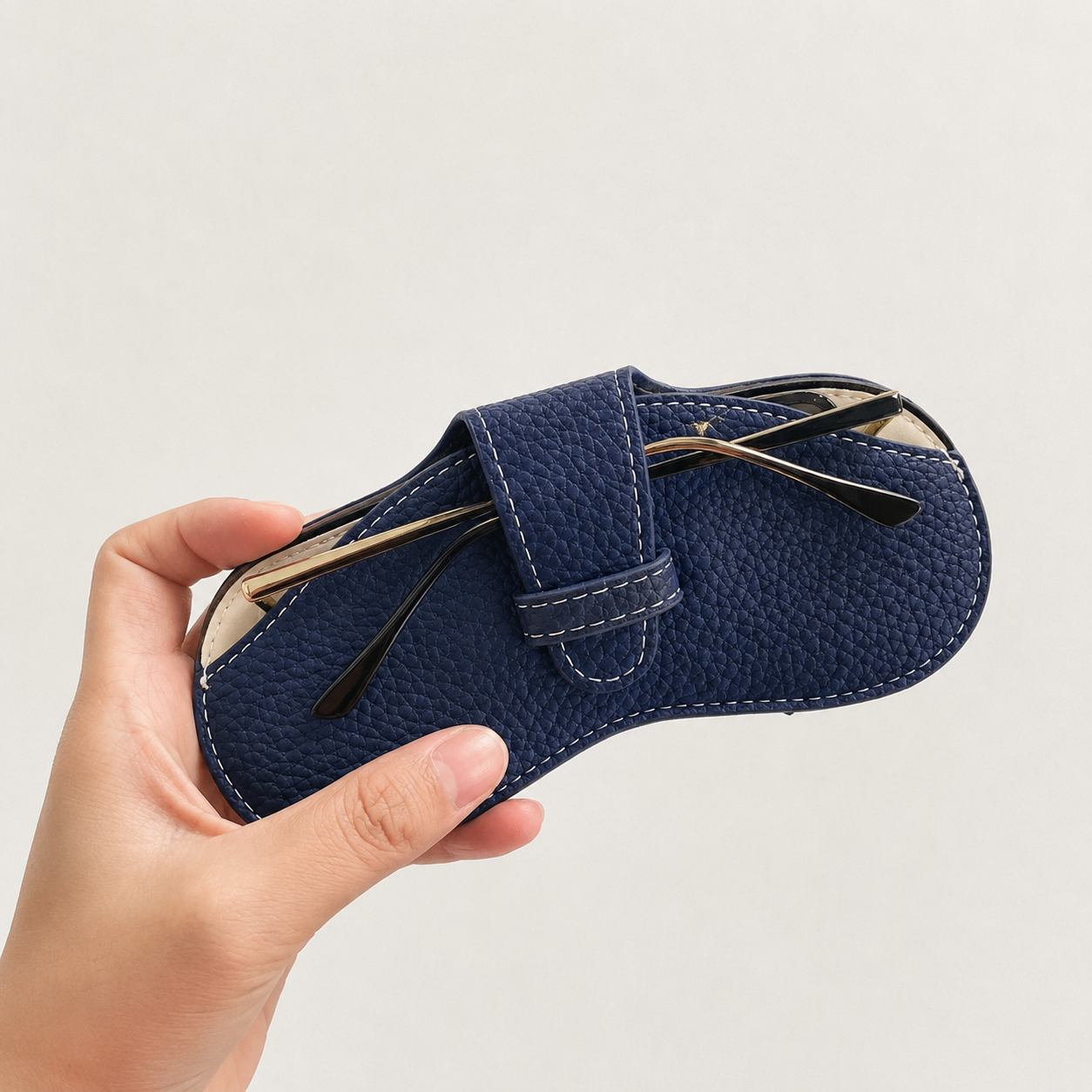 Sunglasses Case Glasses Storage Bag Eyewear Organizer Bag Premium Leather Pouch