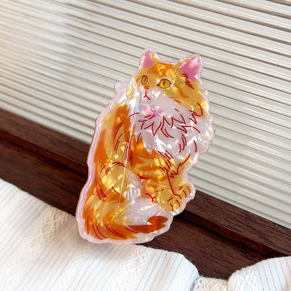 Cute Animal Hair Claw Clips – Cat & Dog Hair Accessories for Women & Girls, Novelty Gift
