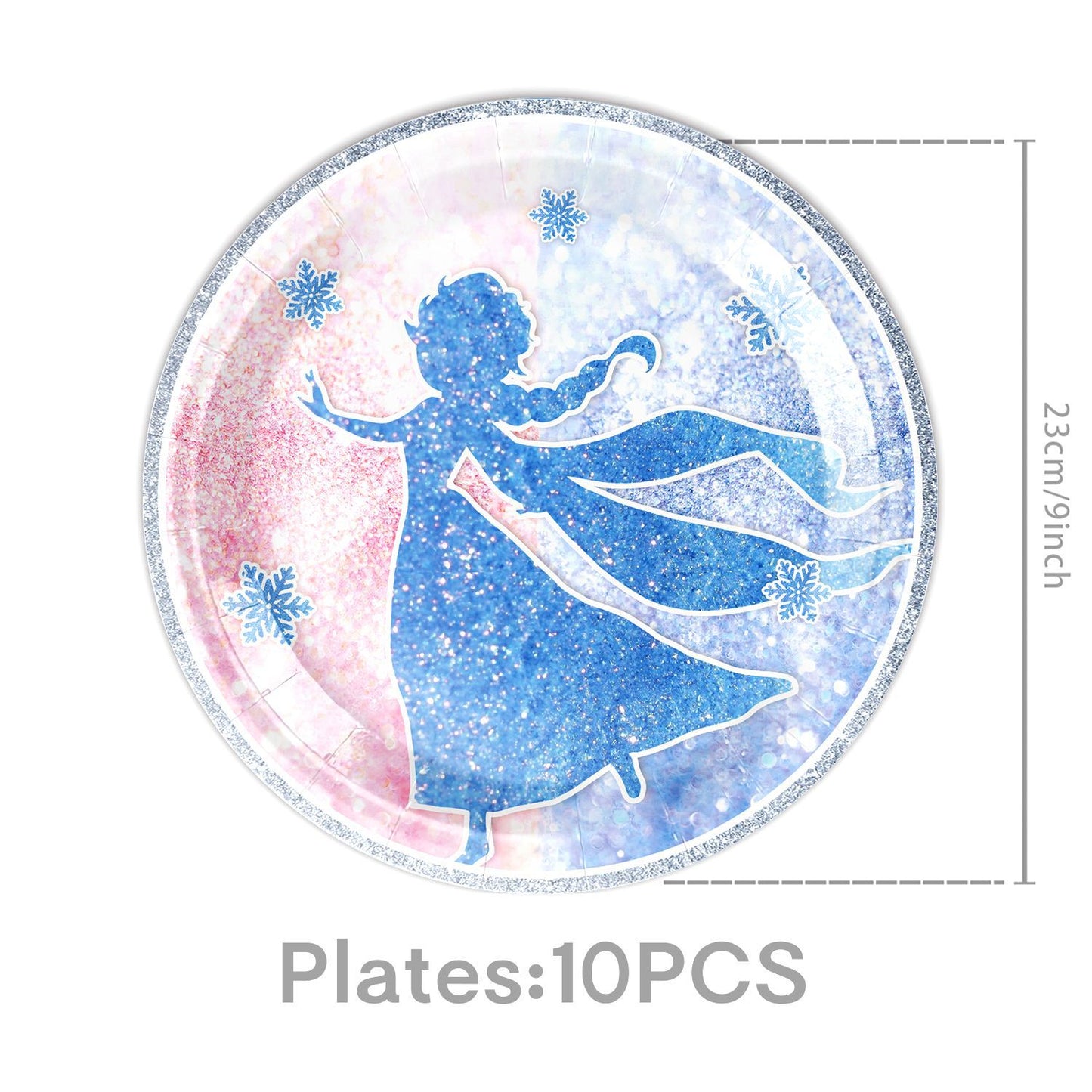 Frozen Winter Wonderland Kids Birthday Party Decorations Snowflake Balloon Garland, Banner & Party Supplies