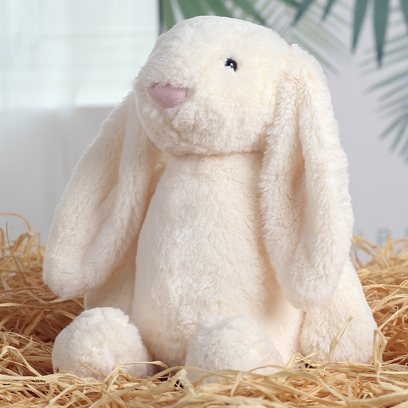 Soft Plush Bunny Rabbit Toy Classic Floppy Ears Stuffed Animal, Cuddly Gift for All Ages