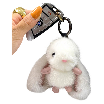 Eco-Friendly Plush Animal Keychain Cute Stuffed Car Key Pendant Bag Charm
