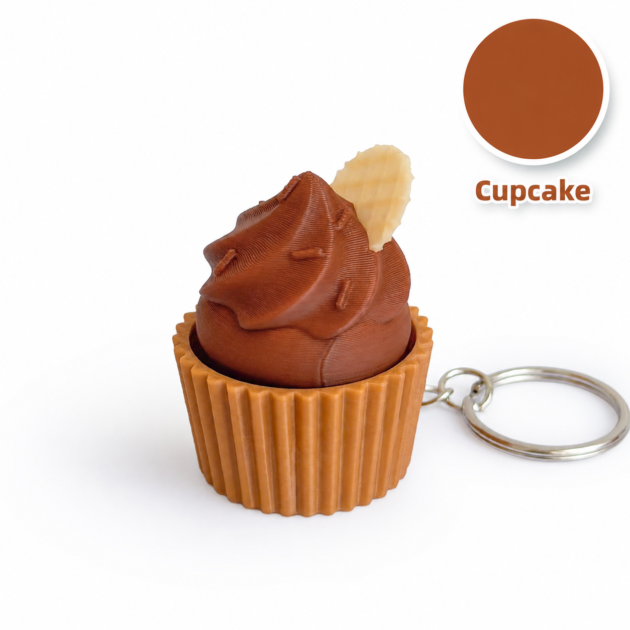 3D Printed Café Treat Clicker Keychain – Food Fidget Bag Charm