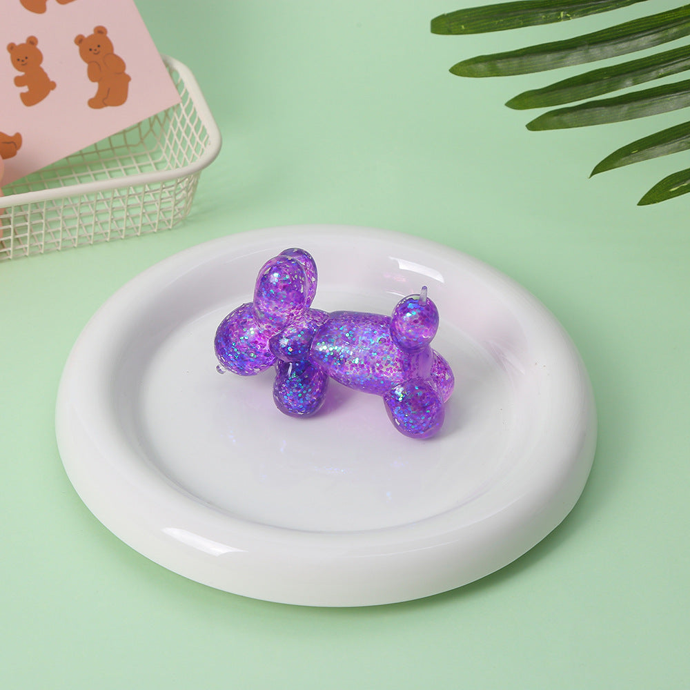 Balloon Dog Squishy Toy Slow Rising Stress Relief Squeeze Toy