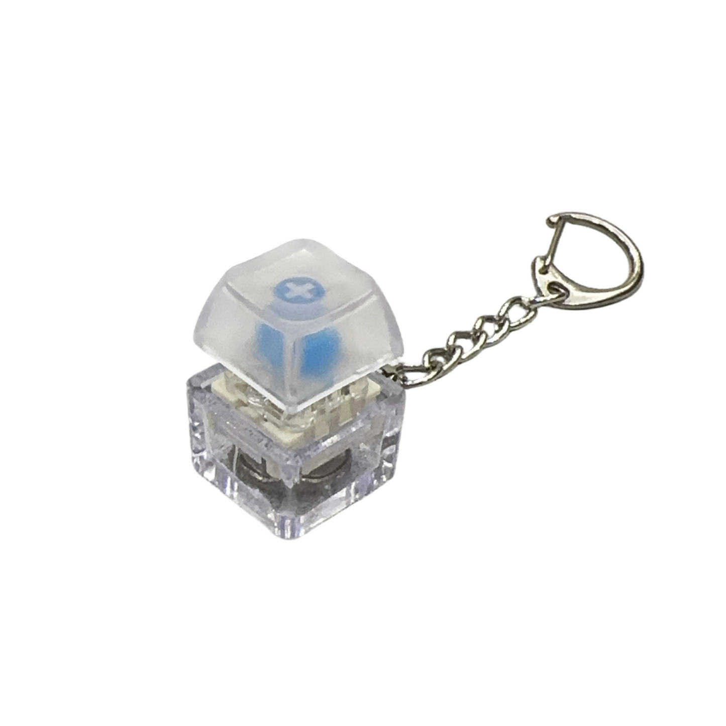 Frosted Keycap Stress Relief Keychain Keyboard-Style Pendant Charm