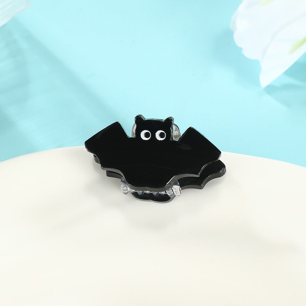 10-Piece Halloween Mini Hair Claw Clip Set – Assorted Spooky Designs